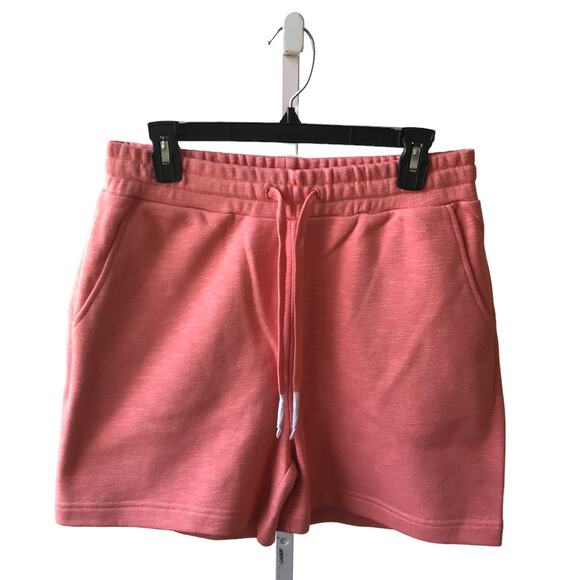 Sweaty Betty Blush Pink Essentials High Waist Longline Sweat Shorts - Picture 4 of 11